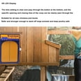 thumbnail image 4 of Solar Chicken Coop Door Metal Timing Models, Aluminum Alloy Time Setting Automatic Door With High Definition Led Display, Support Timer Mode And Manual Mode  For Home Farms, 4 of 8