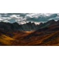 thumbnail image 2 of Zhang, Jenny L 32x20 Black Ornate Wood Framed with Double Matting Museum Art Print Titled - Autumn in Tombstone Mountain, 2 of 4