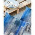thumbnail image 3 of Outdoor Throw Pillow Cover Blue Grey White Gradient Blocks Waterproof Cushion Covers 2 Pack Abstract Graffiti Painting Pillow Cases Home Decoration for Patio Garden Couch Sofa, 3 of 7