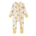 thumbnail image 1 of Romper Disney Winnie the Pooh de manga larga para bebé, color amarillo, 1 of 5
