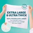 thumbnail image 5 of Extra Large Adult Bathing Wipes - Disposable Body Cleansing Wipes for Men, Women & Elderly - Great for Gym, Camping, Post Surgery - No Rinse Shower Bath Wipes - 40 Count, 5 of 8