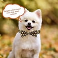 thumbnail image 3 of Collar de perro con calavera divertida, pajarita, Collar de perro ajustable, adecuado para Halloween, fiesta de perros, sesión de fotos de mascotas M, 3 of 5