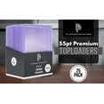 thumbnail image 2 of Platinum Protectors 55pt Toploaders Trading Card Sleeves Plastic Card Holders for Sports Cards (200-Count), 2 of 4