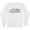 White, variant on Skyline Colorado Springs Long Sleeve Shirt Unisex Large White