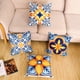 thumbnail image 2 of Juego de 4 fundas de almohada bohemias de 18x18 pulgadas, fundas de almohada decorativas abstractas florales con mandala exótico y flores, fundas de almohada cuadradas, 2 of 5