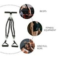 thumbnail image 4 of QIFULL Black Pedal Resistance Band Elastic Pull Rope Bodybuilding Expander for Home Fitness, 4 of 7