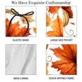 thumbnail image 4 of luoweisi Men's Beach Shorts Quick Dry Swim Trunks with Mesh Lining Maple Leaf Pumpkin L, 4 of 5