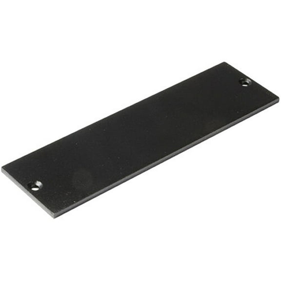 On-Stage RPB15001U 500 Series 1U Blank Rack Panel, Black