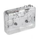 thumbnail image 4 of Cassette Player Full Transparent Shell Tape Signal Converter for Music Listening, 4 of 5