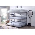 thumbnail image 4 of ACME Caius II Triple Bunk Bed - T/F/Q in Silver, 4 of 4