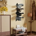 thumbnail image 6 of Hat Organizer for 10 Baseball Caps and 3 Cowboy Hat Cowboy Hat Rack for Wall with Solid Wood Arrow Holder Cowgirl Hat Hanger Closet Storage and Organizer Black, 6 of 7