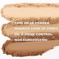 thumbnail image 6 of FOCALLURE Flawless Pressed Powder for Face,Long-Lasting Matte Finish, Almond, 6 of 8