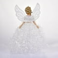 thumbnail image 2 of Adorno de árbol de Navidad, Ángel para árbol de Navidad, Ángel de Navidad tradicional, Ángel de adorno de árbol de ángel de plástico, 2 of 5