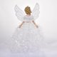 thumbnail image 2 of Adorno para árbol de Navidad, ángel para árbol de Navidad, ángel navideño tradicional, adorno de plástico para árbol de Navidad, 2 of 5