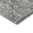 thumbnail image 4 of Addison Rugs Mayfield Washable Traditional Tribal Medallion Mocha Round Rug, 8' x 8', 4 of 5
