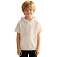 thumbnail image 2 of Boys Short Sleeve Hoodie Kids Summer Pullover Shirt with Pocket Lightweight Short Sleeve Hoodie, 2 of 4
