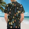 thumbnail image 6 of High Quality Hawaiian Shirts for Men Short Sleeve Aloha Beach Shirt Floral Summer Casual Button Down Shirts Blouses SF8544, 6 of 7