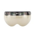 thumbnail image 1 of Sidaley Casco de motocicleta, cascos con visera en forma de W de media cara, pantalla de protección solar a prueba de viento, botón pulsador, Gafas de moto Leonado, 1 of 6