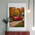 thumbnail image 2 of Diamond Art Kit for Adults, Vintage Red Truck Autumn Forest Path Diamond Painting for Adults Beginners, 5D DIY Diamond Art Painting Kits, Colorful Diamond Painting Craft for Home Decor 12x16, 2 of 7