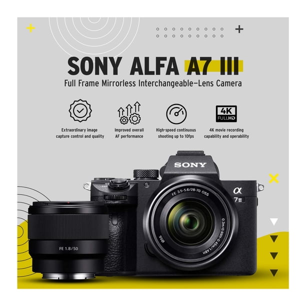 Sony a7 III Kit | Digital cameras for ecommerce - Walmart Business 
