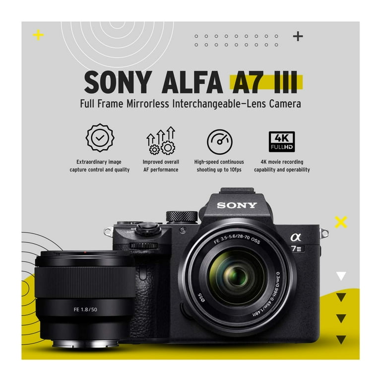 Sony A7ii + 50mm 1.8 + 28-70 Kit lens package