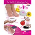 thumbnail image 2 of Lima para pies de pedicura con forma de huevo, telebrand, con 2 almohadillas de esmeril, 2 of 2