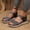 Black, variant on Women's Platform Hiking Sandals - Adjustable Hook Loop Open Toe Non Slip Wedge Sports Sandals with Arch Support for Beach Vacation Camping Pink