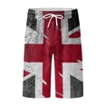 thumbnail image 4 of TSADFHJI Men's Swim Trunks with Compression Liner Mens Summer Plus Size Pants Pocket Drawstring Loose Casual Sports Running Straight Five Points Shorts Beach Pants Xl Red, 4 of 5