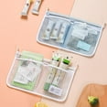thumbnail image 3 of 2Pcs Refrigerator Storage Mesh Bag Double Compartment Design Fridge Hanging Organizer Bag for Home Kitchen, 3 of 7