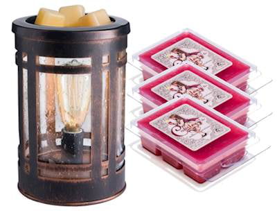Bonsai Coo Candles Electric Candle Wax Melt Warmer or Oil Burner Lamp Combo 
