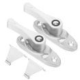thumbnail image 1 of AURARMLET 2Sets Stainless Steel Window Security Locks with for Doors and Sliding Windows Silver, 1 of 8