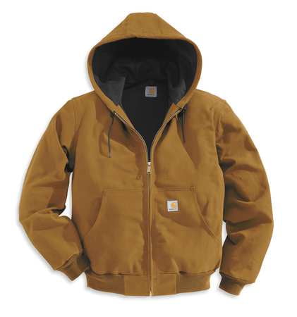 Men's insulated duck hooded jacket hot sale