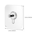 thumbnail image 3 of 20Pcs Adhesive Hanging Nails Traceless Screw Sticker Wall Hook Hanger for Home, 3 of 8