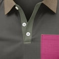 thumbnail image 5 of Bovxnpu Mens Long Sleeve Shirts Button Tee Dress Golf Shirt Button Shirt Business Casual Work Travel Tops, 5 of 5