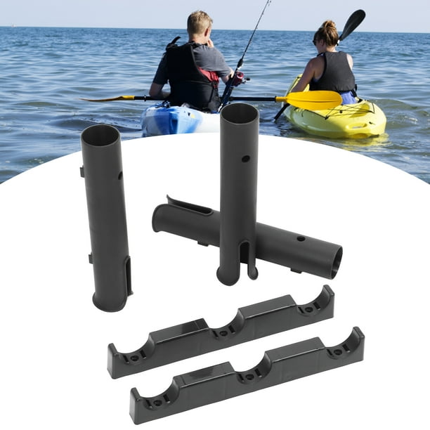 Link Boat Fishing Rod Holder,Plastic 3 Tube Rod Fishing Accessories Fishing  Rod Holder Top-Notch Performance