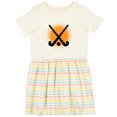 thumbnail image 3 of Inktastic Field Hockey Player Team Coach Girls Toddler Dress, 3 of 5