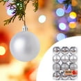 thumbnail image 3 of Holloyiver 1.57" Christmas Ball Ornaments Painted Shatterproof Festive Wedding Hanging Ornaments Christmas Tree Decorations for Xmas Tree Balls - 24PCS, 3 of 9