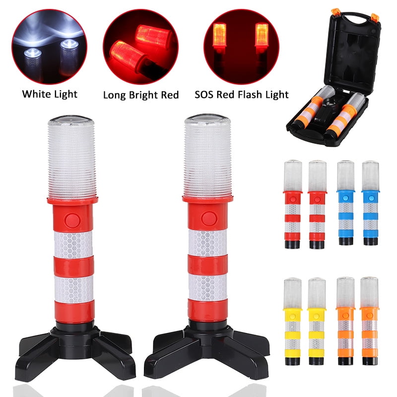 3 In 1 Road Traffic Warning Beacon LED Emergency Roadside Flares Safety