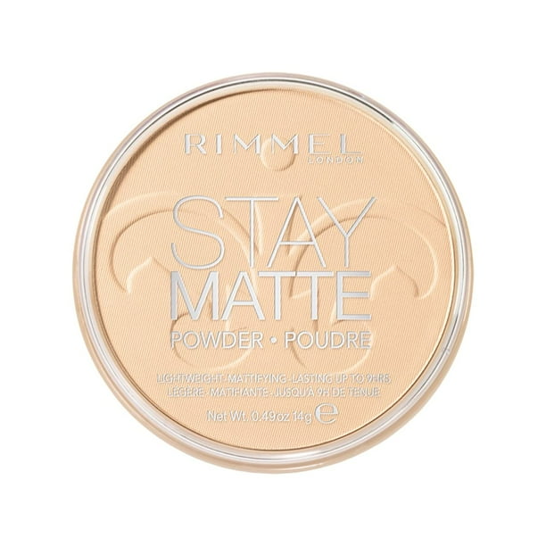 Polvo prensado Rimmel London Stay Matte 001 Transparente