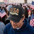 thumbnail image 5 of 250 Anniversary USA Hat United States 250th Anniversary Adjustable Patriotic Baseball Cap Commemorative American Heritage,Black, 5 of 6
