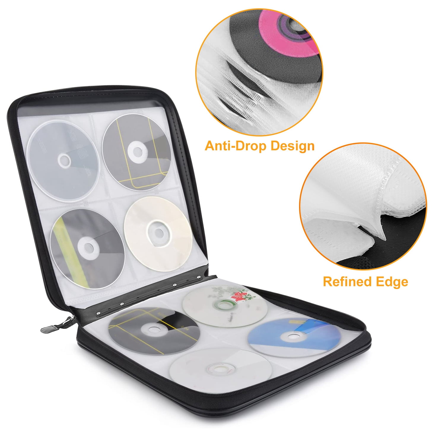 iMounTEK 400-Disc CD/DVD Storage Case - Portable, Dust-Proof