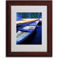 thumbnail image 2 of Trademark Fine Art 'Bois de Boulogne Boats' Matted Framed Art by Kathy Yates, 2 of 2