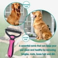 Ptlom Pet Cleaning Brush, Large Medium Small Sensitive Long or Short