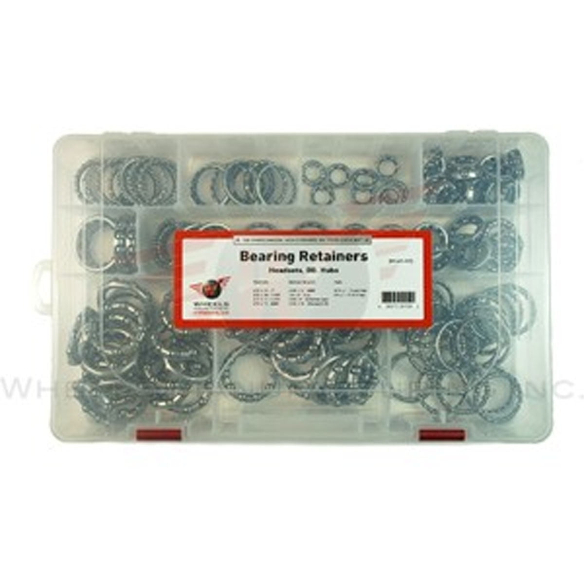 Wheels Manufacturing Bearing Retainer Kit 120 Pieces Assortment of Retainers