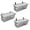 Black - Regular, variant on 3 Set Hanging Wire Baskets ,Wall Mount Fruit Basket,No Drilling,Adhesive Small Metal Basket,Farmhouse Food Storage Mesh Bin Kitchen Pantry Laundry Bathroom Closet Garage RV