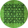 thumbnail image 1 of Ahgly Company Indoor Round Persian Green Traditional Area Rugs, 4' Round, 1 of 1