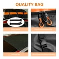 thumbnail image 3 of ELEVON Car Rooftop Cargo Carrier Bag 21 Cubic Feet, Waterproof Car Roof Bag Roof Rack Storage for All Vehicle with/Without Rack, Anti-Slip Mat, 10 Straps, 6 Door Hooks, Luggage Lock, Orange, 3 of 7