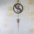 thumbnail image 2 of Campanillas de viento Taichi, bola de cristal de espejo de acero inoxidable, campanilla de viento giratoria de Metal para jardín, patio, decoración del hogar Xemadio 2034258, 2 of 8
