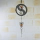 thumbnail image 3 of Carillones de viento Taichi, espejo de acero inoxidable, bola de cristal, carillón de viento giratorio de metal para jardín, patio, decoración del hogar, 3 of 8