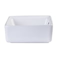 thumbnail image 4 of EAGO BA130 15-Inch Square Ceramic Above Mount Bathroom Basin, 4 of 5